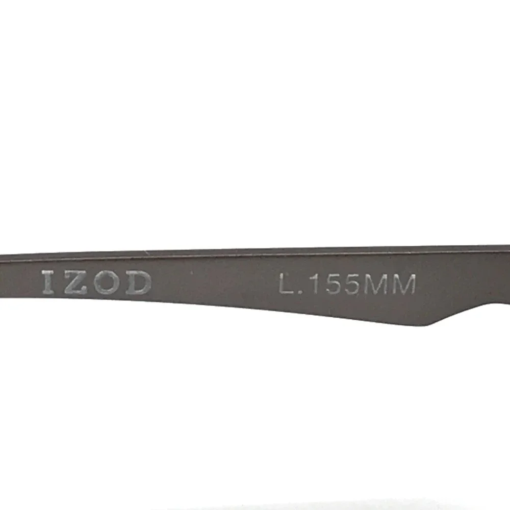 IZOD Eyeglasses Frames IZ 2121 GUNMETAL Gray Rectangle Wire Rim 60-15-155